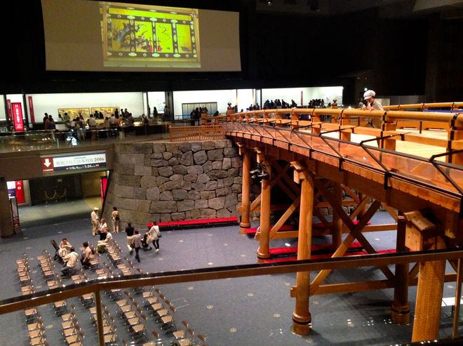 Копия моста Нихомбаси в музее Эдо-Токио