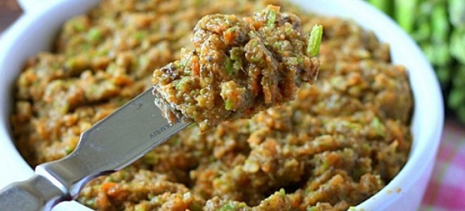 Гъбен хайвер - рецепта с лук и моркови