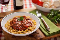 gobova omaka za špagete