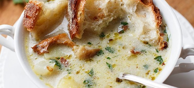 Сирена супа с гъби Porcini