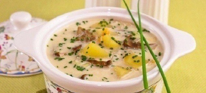Прженска супа од гљива