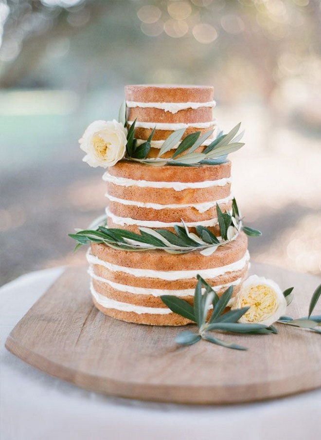Гола сватбена торта - рецепта