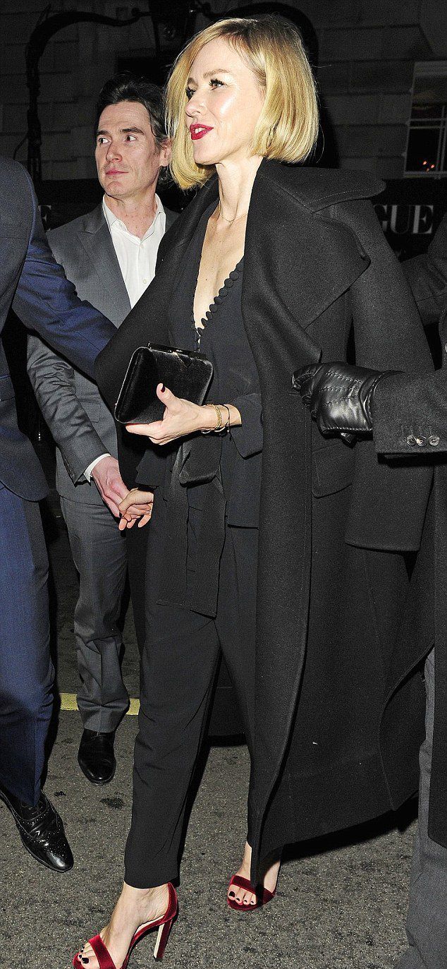 Наоми Уоттс и Билли Крудап на вечеринке в Лондоне