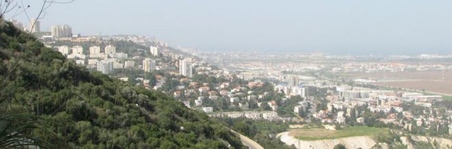 Нешер - панорама города