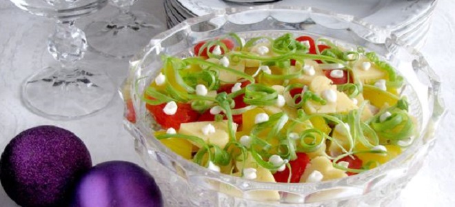 Salata "Novoletno serpentino"