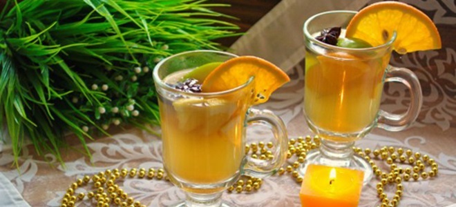 Mulled vino s pomarančnim sokom