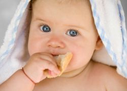 dávka kojenecké výživy za 8 měsíců
