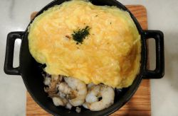 rychlá omeleta s chobotnicí