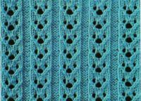 ażurowe wzory na drutach 13