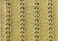 ażurowe wzory na drutach 17