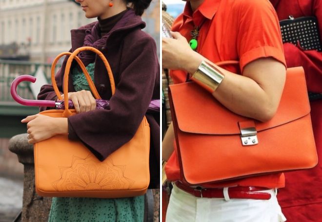 oranžová taška na notebook