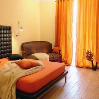 narančasta boja u unutrašnjosti spavaće sobe 3