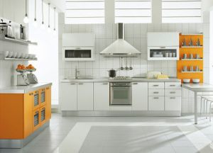 бяла-оранжева кухня 2