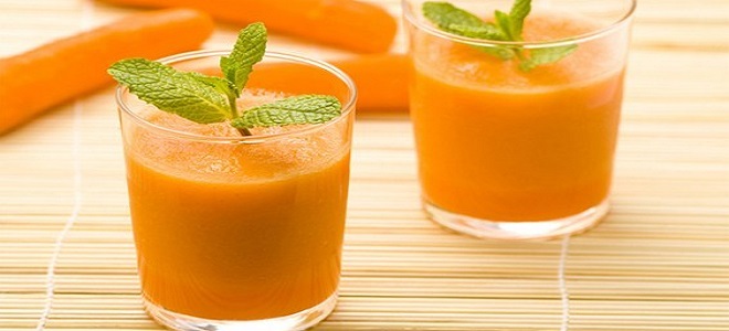 Marchewka i sok pomarańczowy