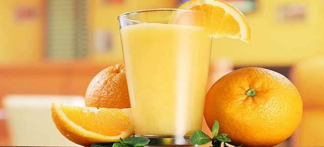 Портокалов сок с пилинг