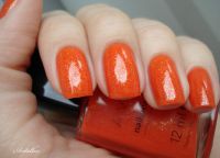 pomarańczowy manicure 3