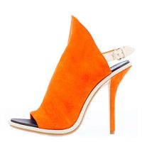 Oranžová obuv 4