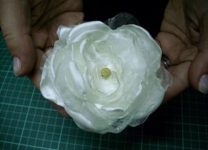 DIY organza rože 20