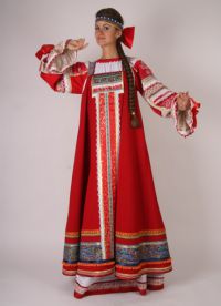 ornament ruskega ljudskega kostuma 4