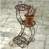 Zewnętrzny metalowy stojak na kwiaty3