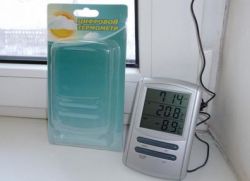 zunanji termometer z daljinskim senzorjem