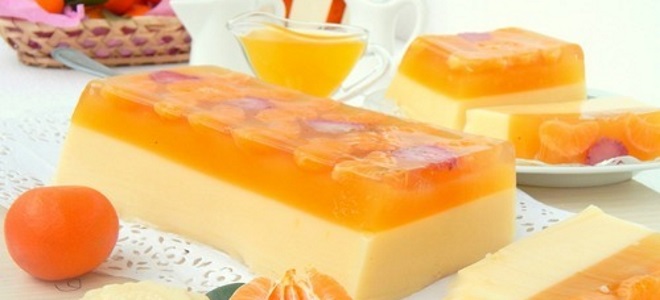 mandarinka panakota recept