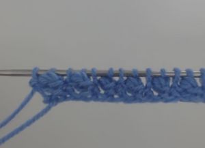 Boucle pletenje vzorec 14