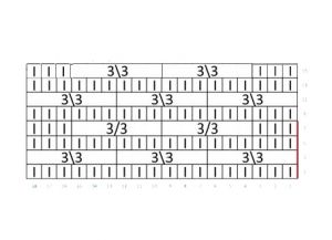 Igły w oplocie wzór 21