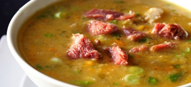 kako kuhati grahovo juho z mesom