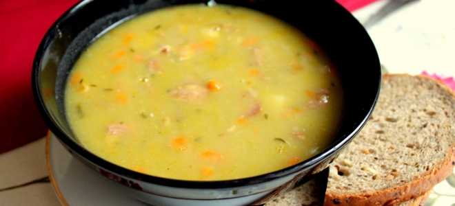 kako kuhati grašak juha pire s mesom