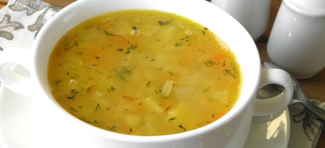 Pea juha bez krumpira i mesa