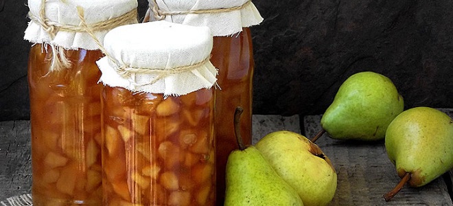 Pear Jam - recept za zimo