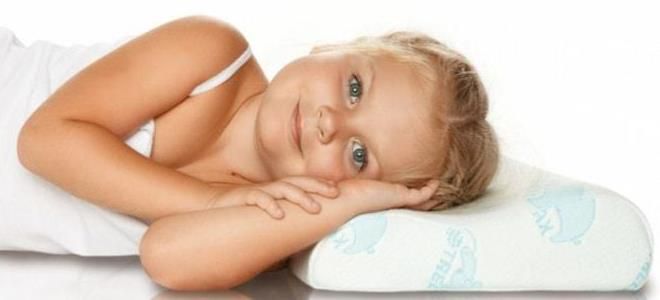 детская ортопедическая подушка от 3 лет