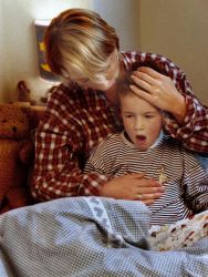 Simptomi težkega kašlja pri otrocih