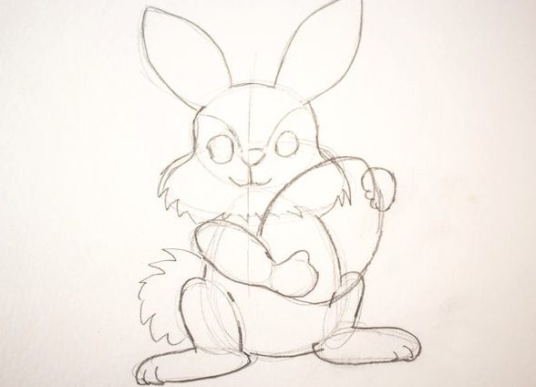 Easter bunny drawing 12