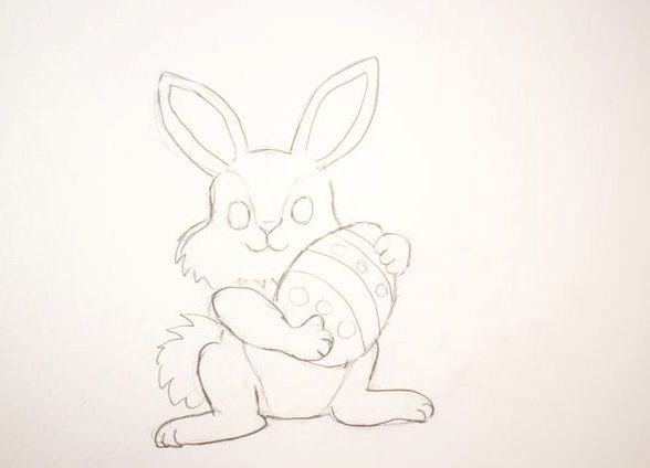 Wielkanocny królik rysunek 14