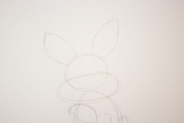 Velikonočni zajček risba 4