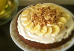 jednoduchý banánový dort