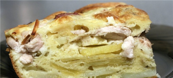Recept na recept na kuřecí a bramborový koláč