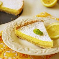 tvarohový koláč s citrónovou náplní