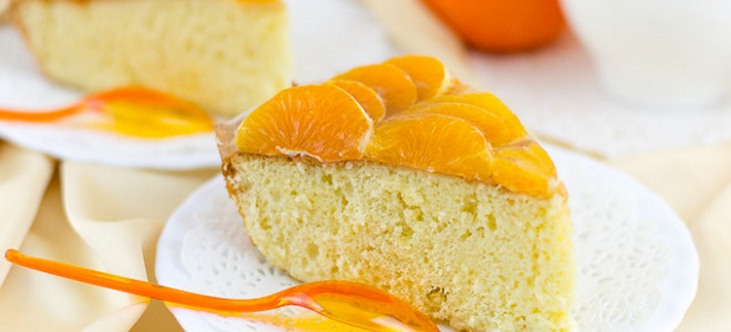 Sponge torta z mandarini