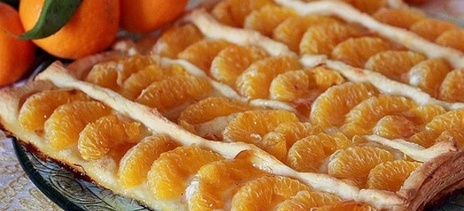 Ciasto francuskie z mandarynkami