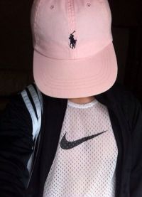 różowa czapka ralph lauren 5