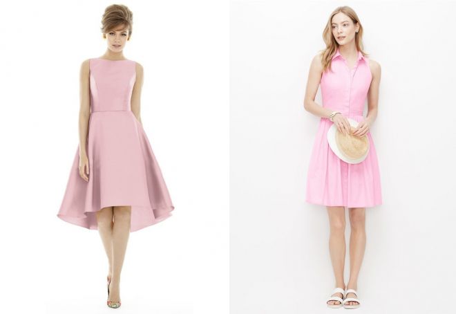 розовые платья для женщин