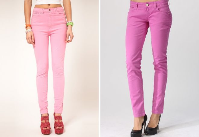 růžové džíny 1