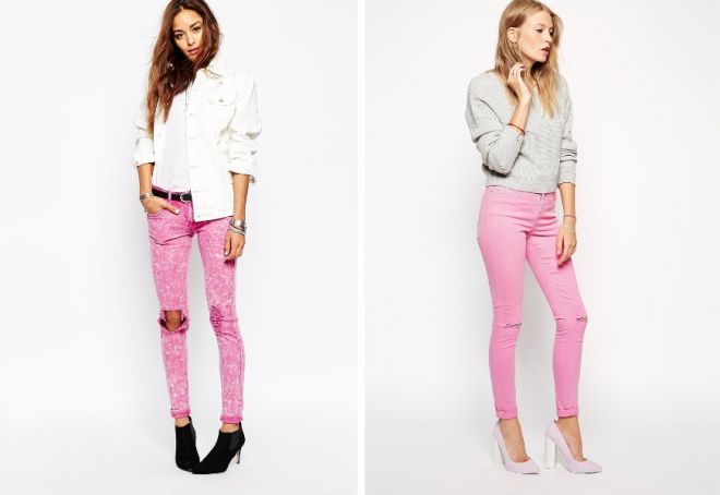 růžové džíny 7