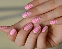 růžové nehty 8