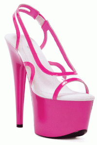 Růžové sandály 1