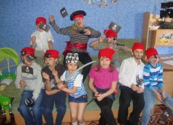 impreza dla dzieci piratów