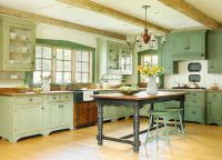 Kolor pistacji w kuchni interior1